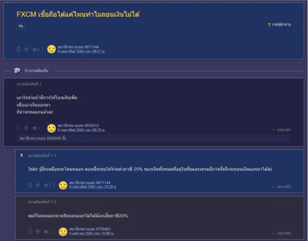 รีวิว FXCM