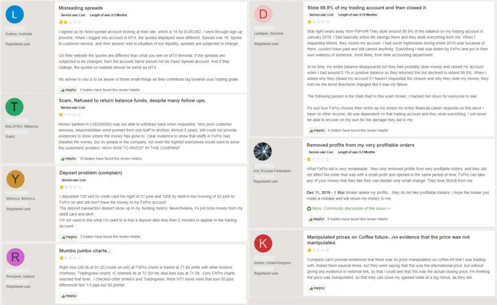 รีวิว Fxpro ดีไหม จากผู้ใช้งานคนที่ 7-13