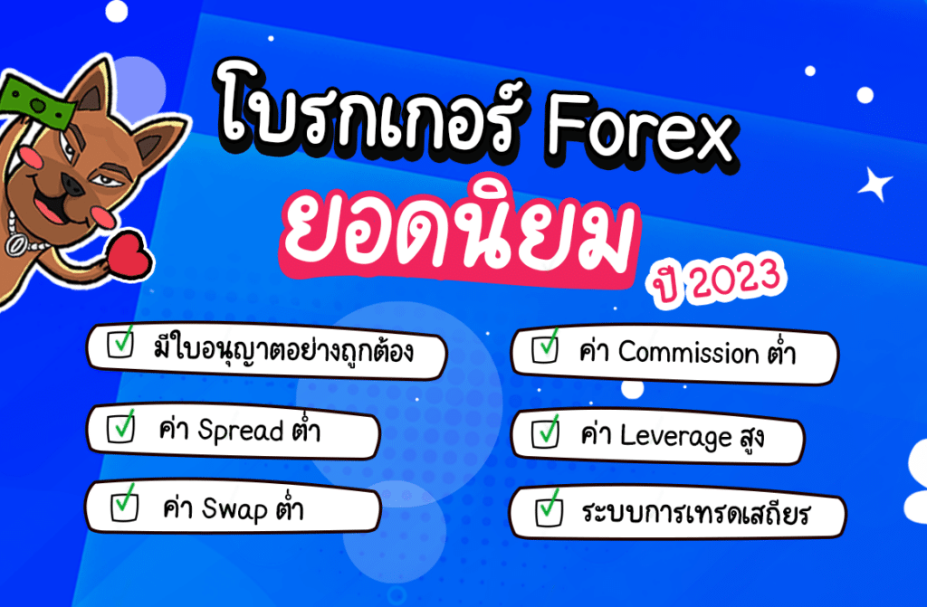 โบรกเกอร์เทรด Forex ยอดนิยม 2023