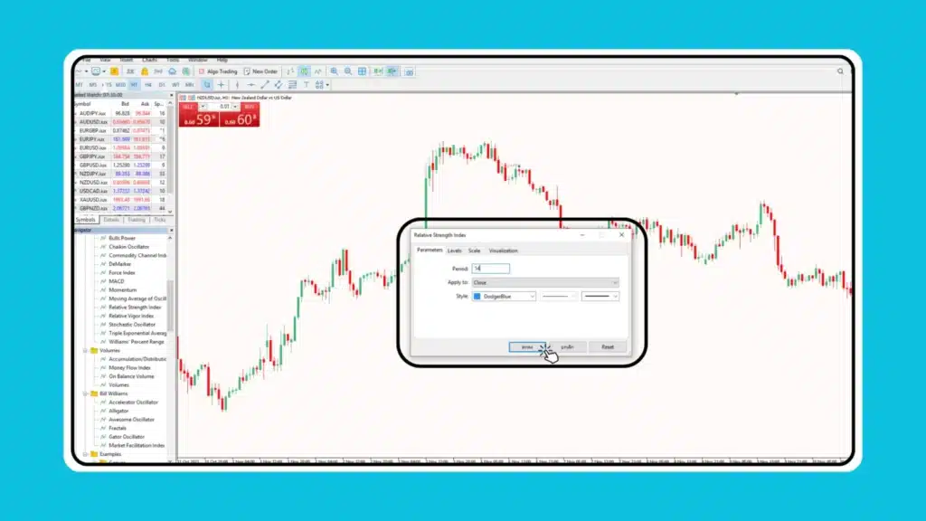 วิธีการเพิ่ม Divergence Indicator ใน MT5 ขั้นตอนที่ 3