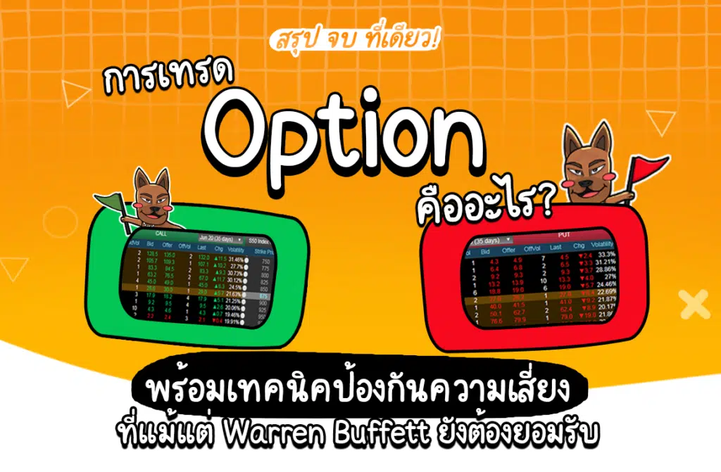 Option คืออะไร? สรุปวิธีเทรดและลักษณะสำคัญ ครบ เข้าใจง่าย