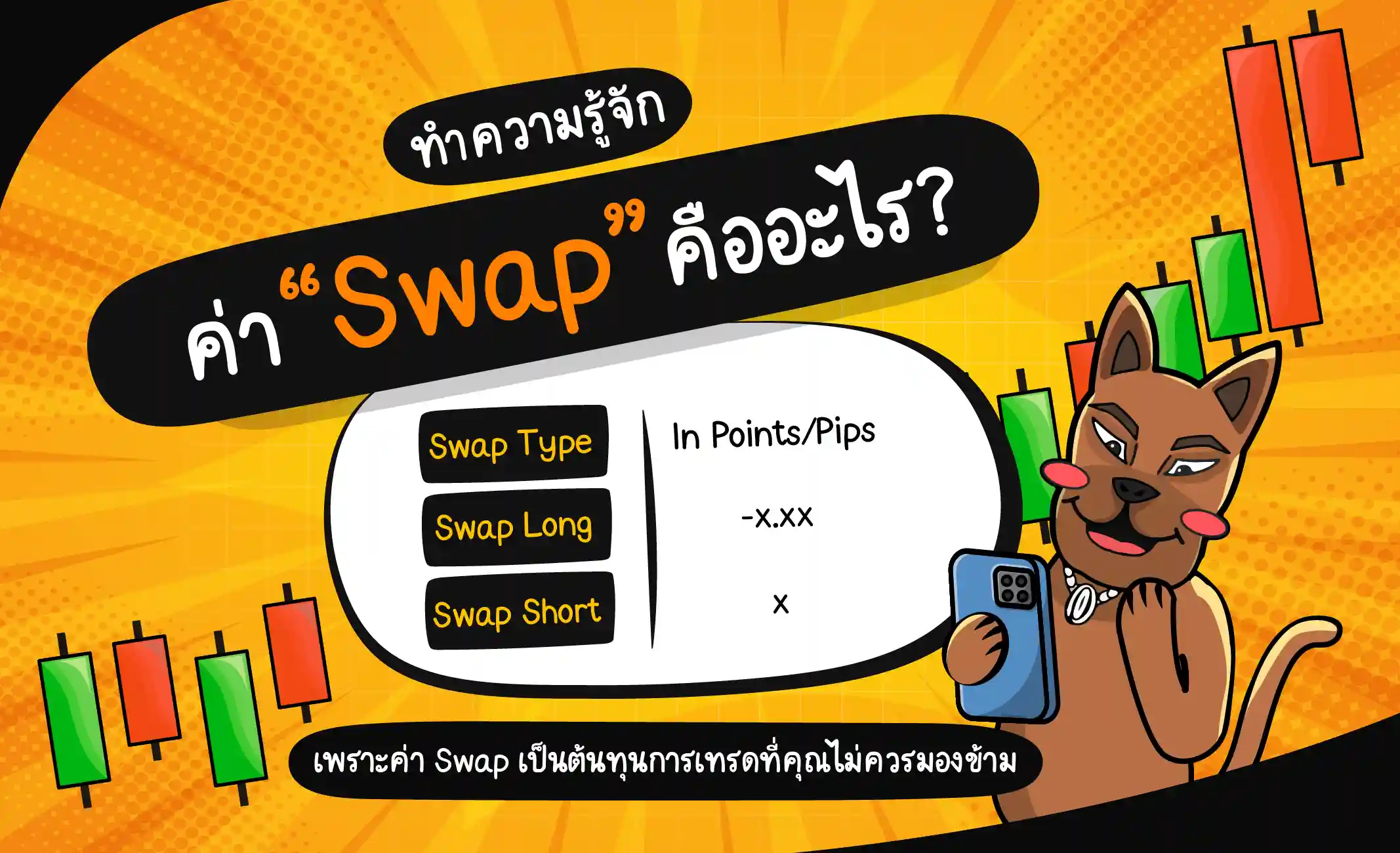 ค่า Swap คืออะไร? คิดยังไง? ในตลาด Forex สายเทรดยาวต้องอ่าน!