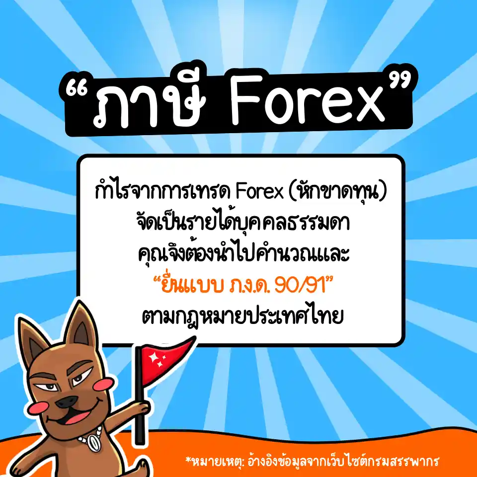 ภาษี Forex คืออะไร เทรดได้กำไรต้องเสียภาษีไหม