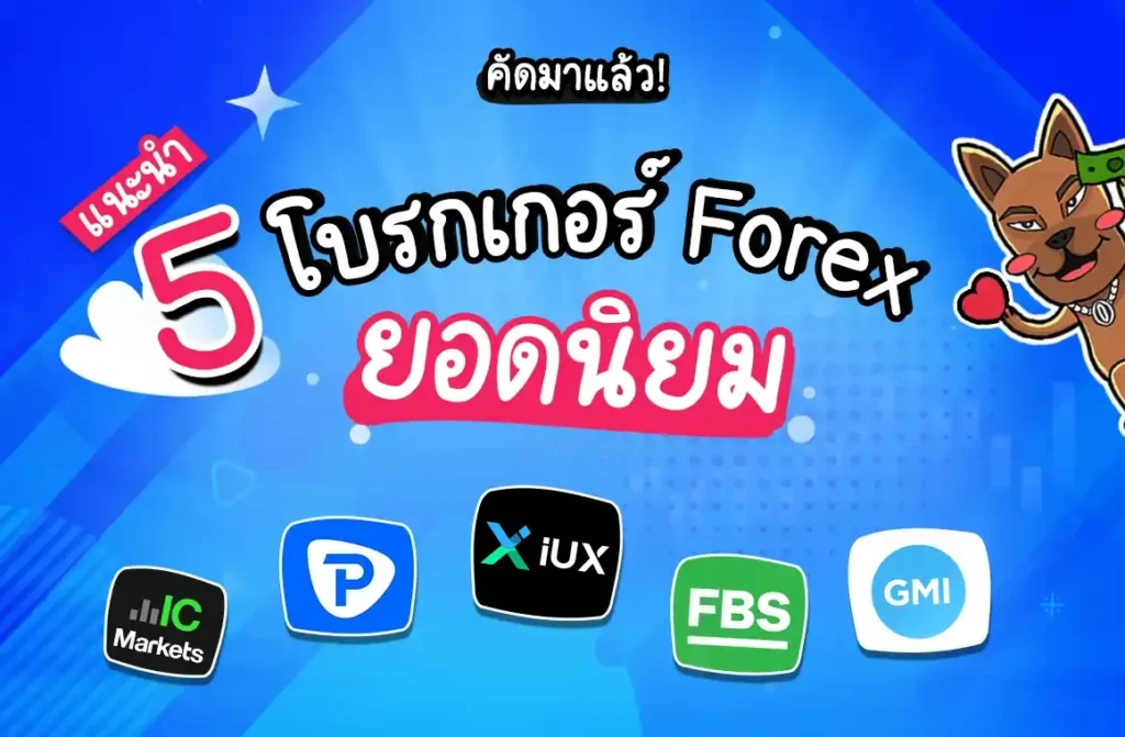 โบรกเกอร์ Forex ยอดนิยม 2025 โบรกเกอร์ Forex ยอดนิยม 2025