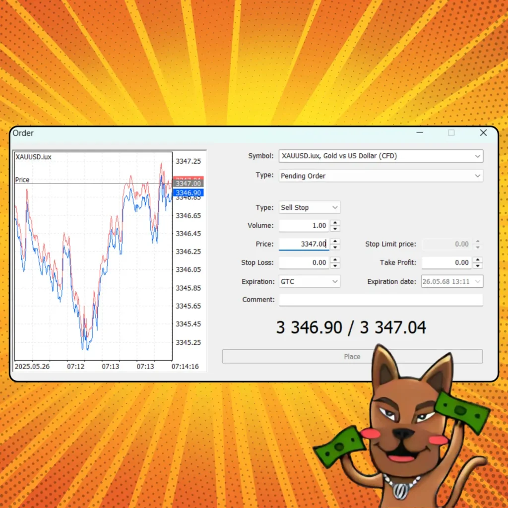 คำสั่ง Sell Stop คืออะไร คำสั่ง Sell Stop คืออะไร