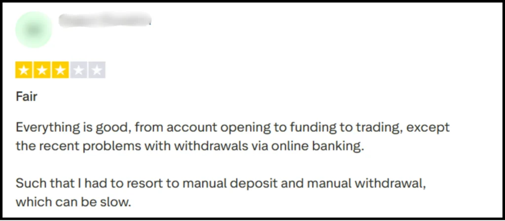 รีวิว HFM Broker ดีไหมจาก Trustpilot 1