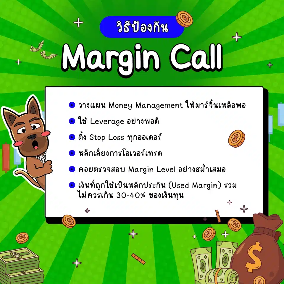 วิธีป้องกัน Margin Call