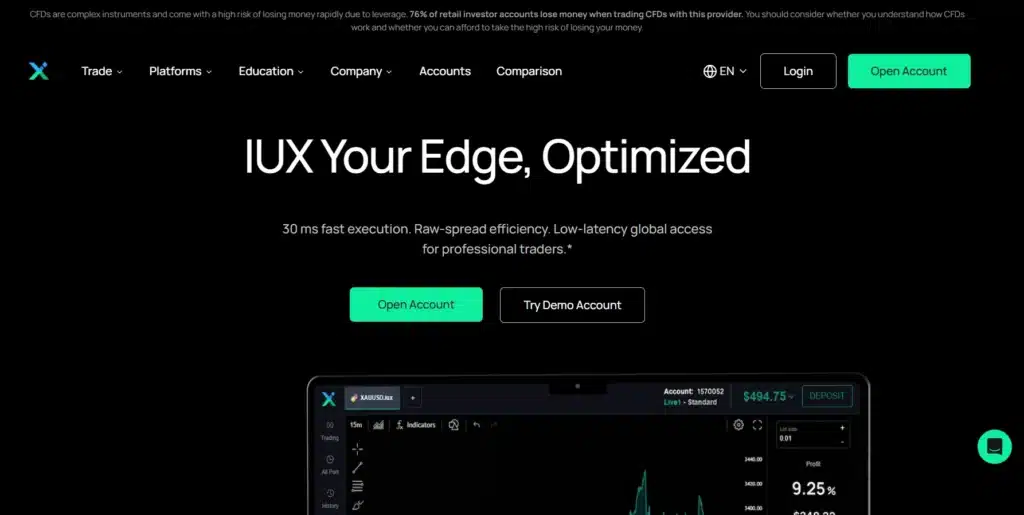 หน้าเว็บไซต์ IUX หน้าเว็บไซต์ IUX