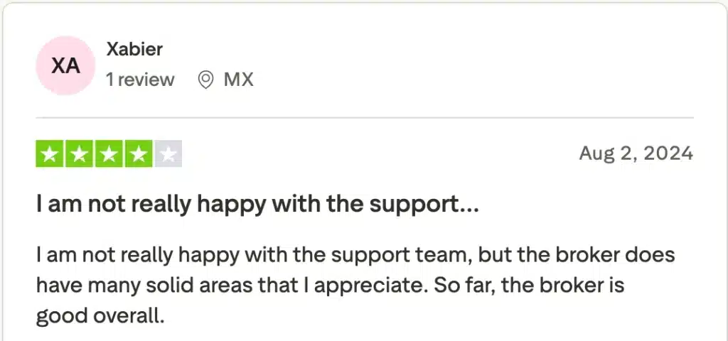 รีวิวโบรกเกอร์ ConnextFX บน Trustpilot จากผู้ใช้งานคนที่ 1 รีวิวโบรกเกอร์ ConnextFX บน Trustpilot จากผู้ใช้งานคนที่ 1