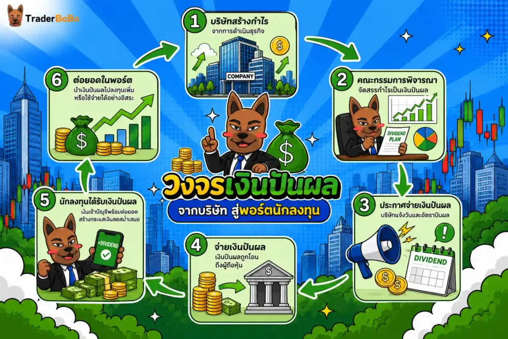 โครงสร้างการจ่ายเงินปันผลจากการซื้อหุ้นปันผล