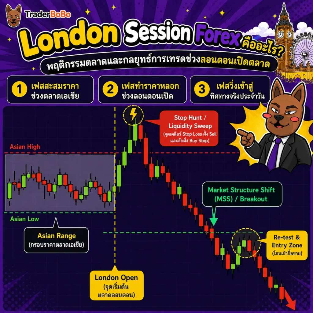 แผนภาพกลยุทธ์ London Open Strategy ในตลาด Forex แผนภาพกลยุทธ์ London Open Strategy ในตลาด Forex