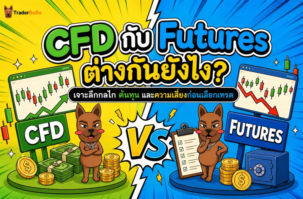 CFD กับ ฟิวเจอร์ส ต่างกันยังไง? กลไกและความเสี่ยงที่ควรรู้