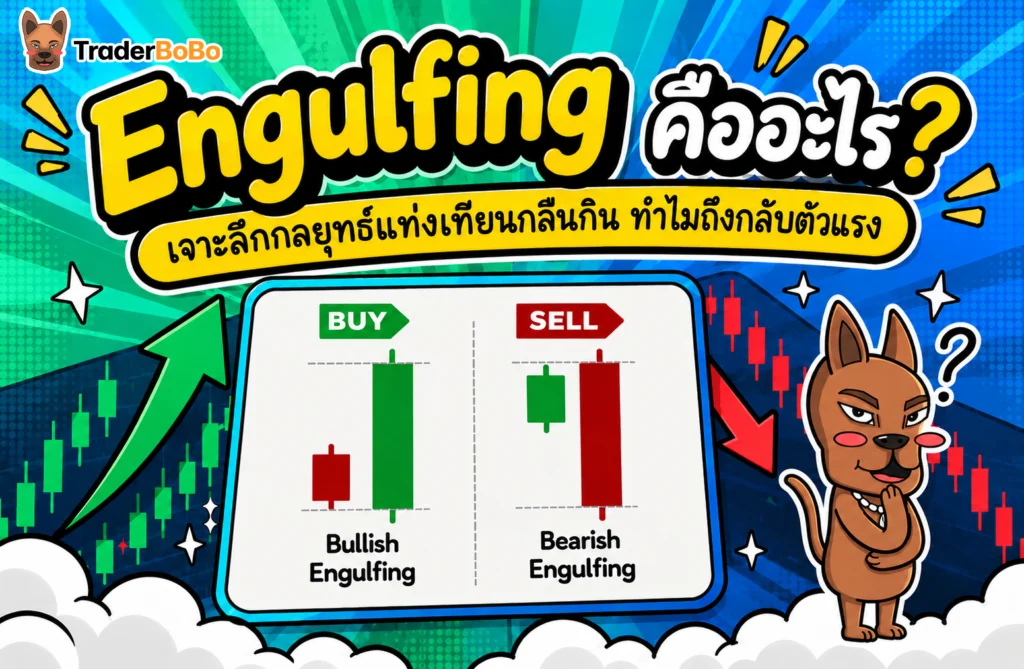 Engulfing คืออะไร? เจาะลึกกลยุทธ์แท่งเทียนกลืนกิน ทำไมถึงกลับตัวแรง Engulfing คืออะไร? เจาะลึกกลยุทธ์แท่งเทียนกลืนกิน ทำไมถึงกลับตัวแรง