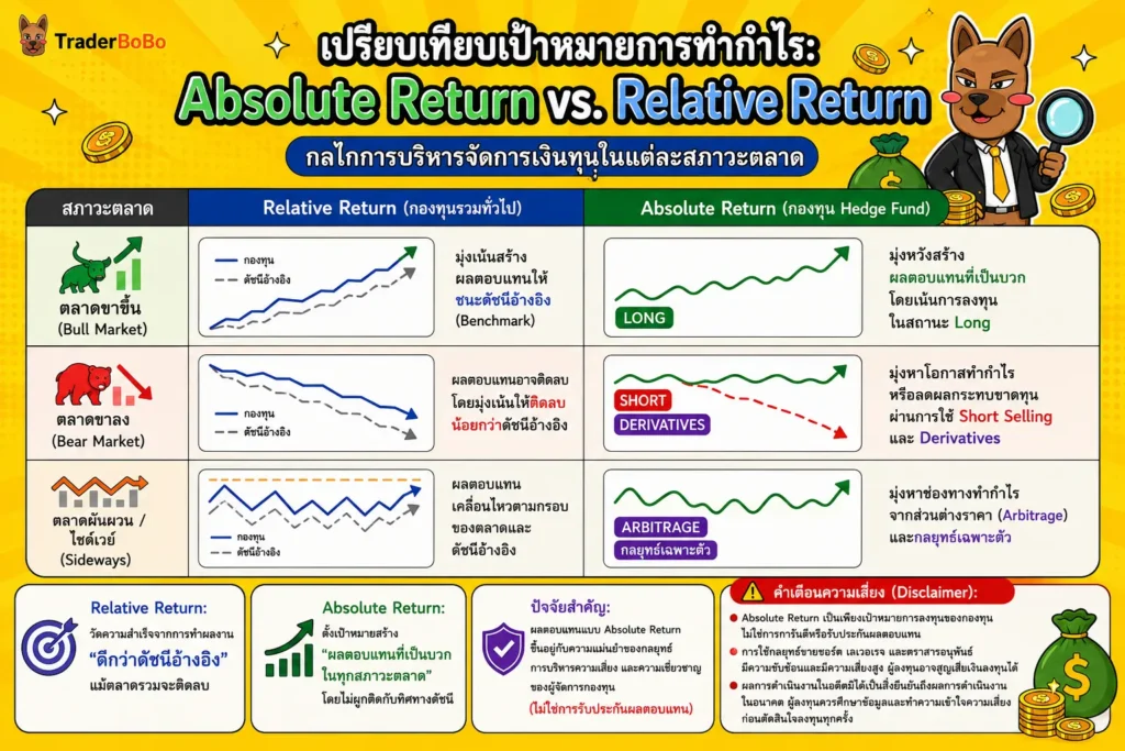 กลไก Absolute Return ของ Hedge Fund ในตลาดต่าง ๆ กลไก Absolute Return ของ Hedge Fund ในตลาดต่าง ๆ