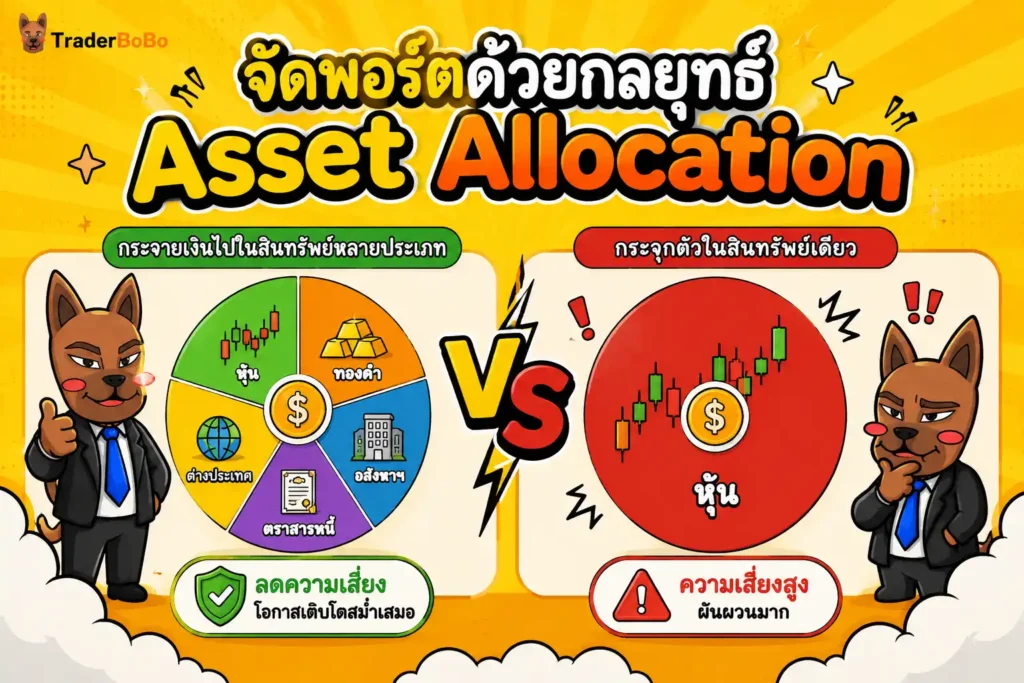 การจัดพอร์ตการลงทุนด้วยกลยุทธ์ Asset Allocation กระจายความเสี่ยง การจัดพอร์ตการลงทุนด้วยกลยุทธ์ Asset Allocation กระจายความเสี่ยง