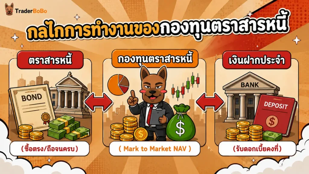 กลไกการทำงานของกองทุนตราสารหนี้ กลไกการทำงานของกองทุนตราสารหนี้