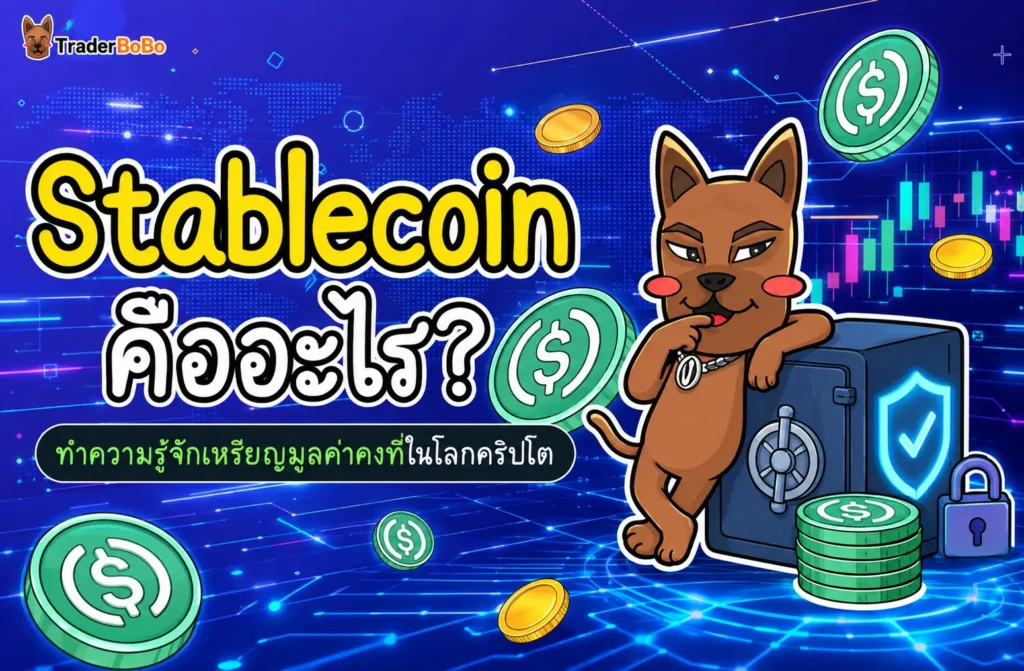 Stablecoin คืออะไร? รู้จักเหรียญมูลค่าคงที่ในโลกคริปโต Stablecoin คืออะไร? รู้จักเหรียญมูลค่าคงที่ในโลกคริปโต
