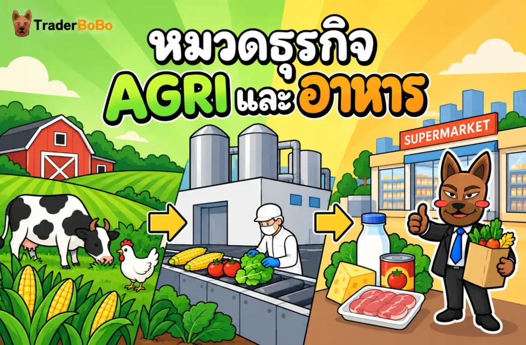 โครงสร้างหมวดธุรกิจ AGRI และ FOOD ในตลาดหลักทรัพย์ โครงสร้างหมวดธุรกิจ AGRI และ FOOD ในตลาดหลักทรัพย์