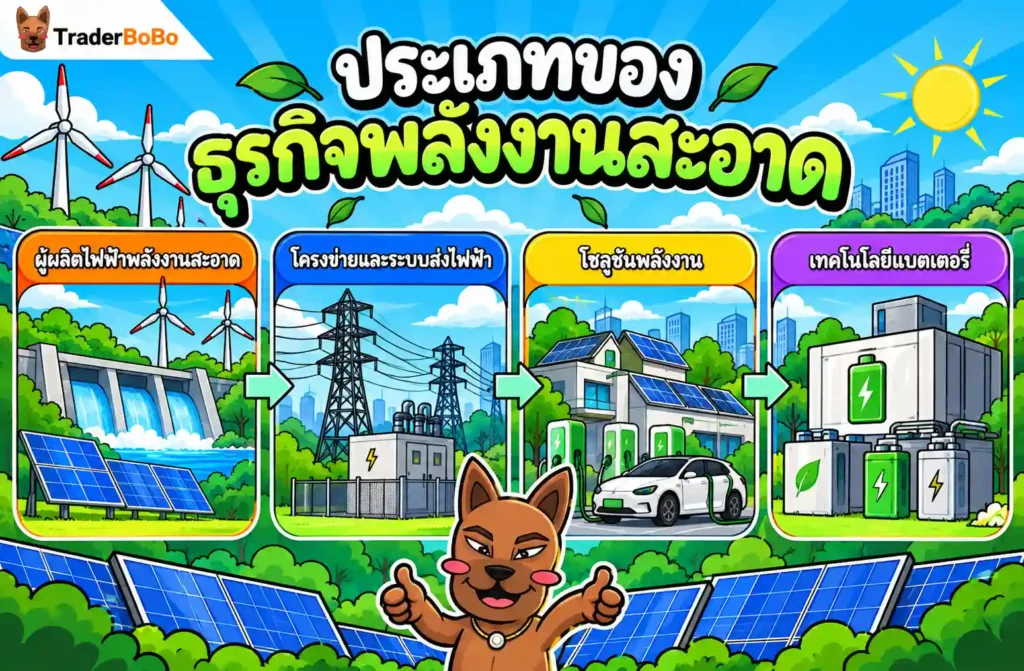 ประเภทของธุรกิจพลังงานสะอาดและห่วงโซ่อุปทาน ประเภทของธุรกิจพลังงานสะอาดและห่วงโซ่อุปทาน