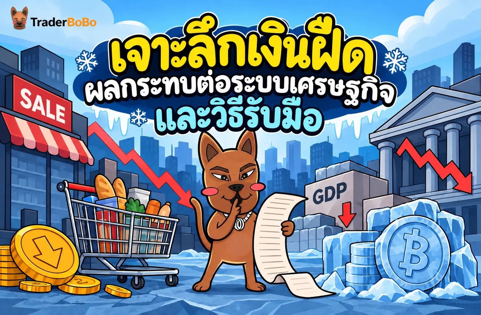 เงินฝืด ผลกระทบ ต่อระบบเศรษฐกิจ และวิธีรับมือ