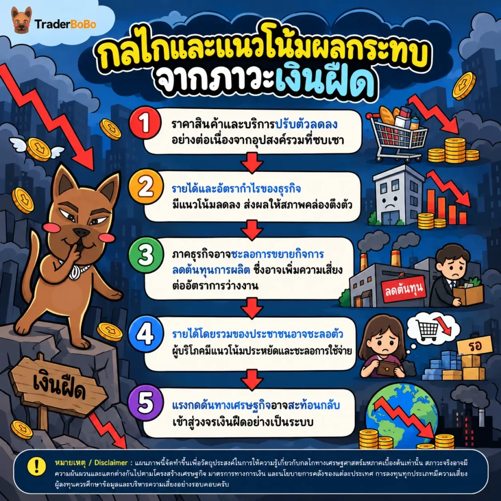 กลไกภาวะเงินฝืด ผลกระทบต่อภาคธุรกิจและผู้บริโภค กลไกภาวะเงินฝืด ผลกระทบต่อภาคธุรกิจและผู้บริโภค