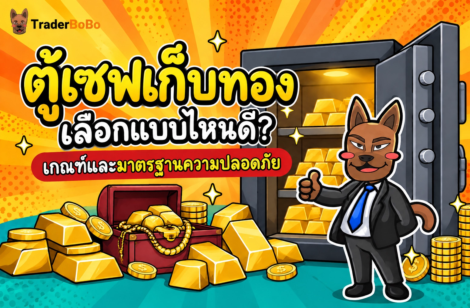 ตู้เซฟเก็บทอง เลือกแบบไหนดี? เกณฑ์และมาตรฐานความปลอดภัย