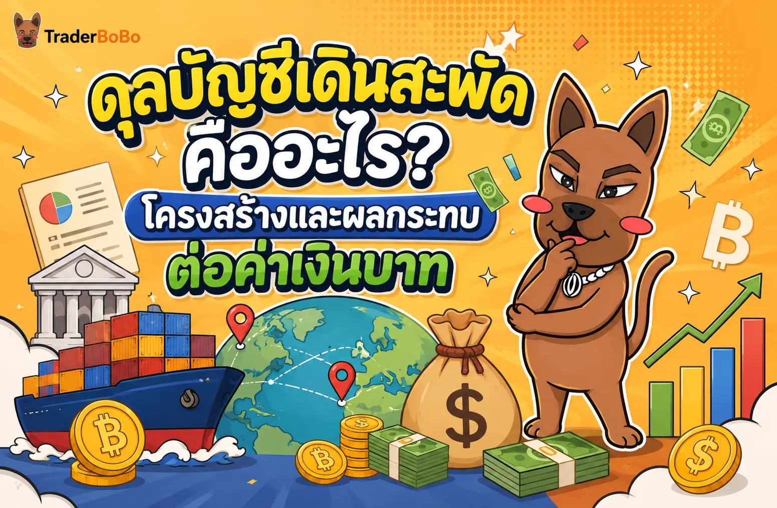 ดุลบัญชีเดินสะพัด คืออะไร? โครงสร้างและผลกระทบต่อค่าเงินบาท