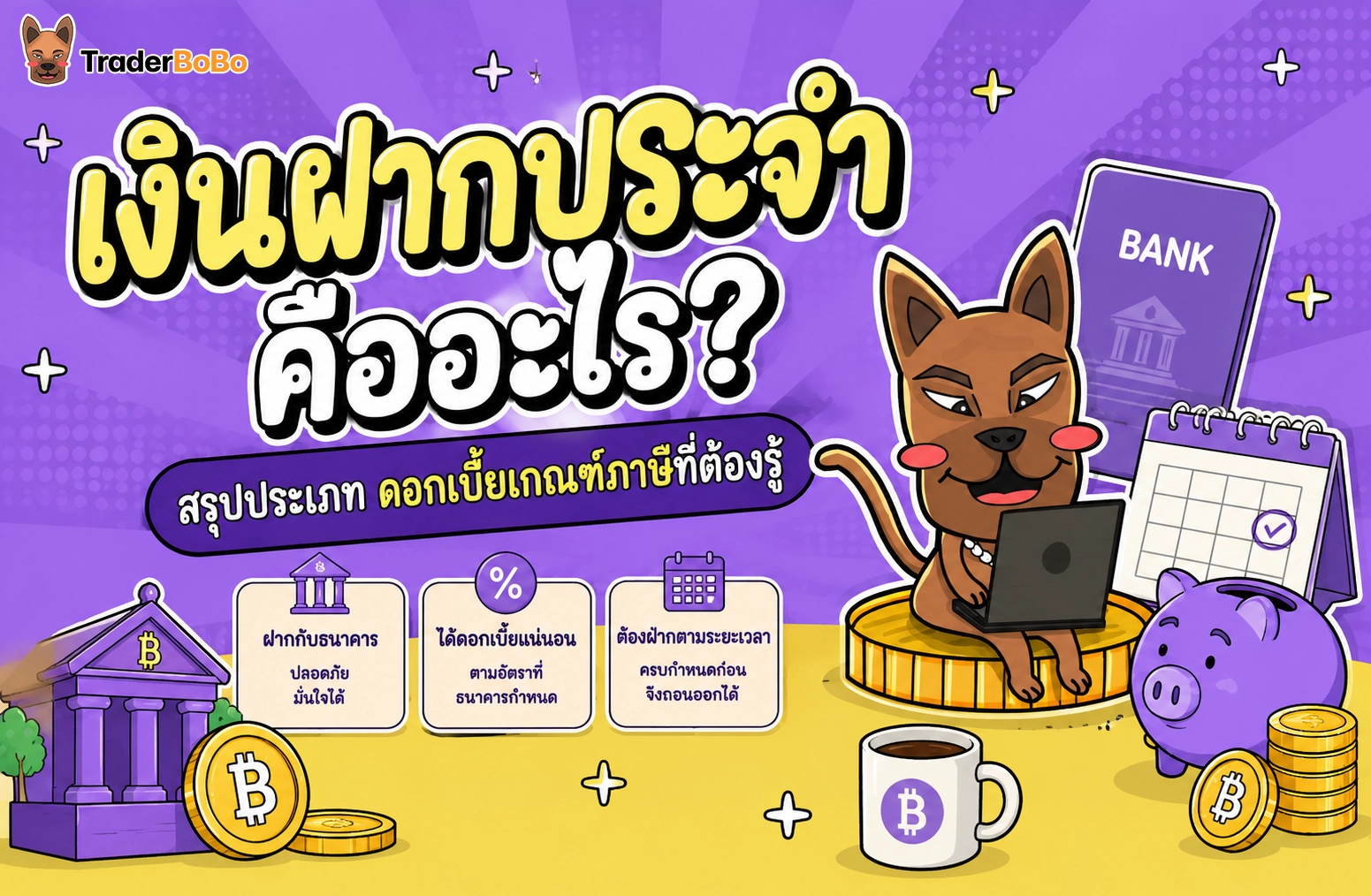 เงินฝากประจำ คืออะไร? สรุปประเภท ดอกเบี้ยเกณฑ์ภาษีที่ต้องรู้