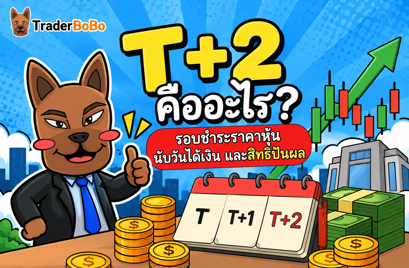 T+2 คืออะไร? รอบชำระราคาหุ้น นับวันได้เงิน และสิทธิปันผล