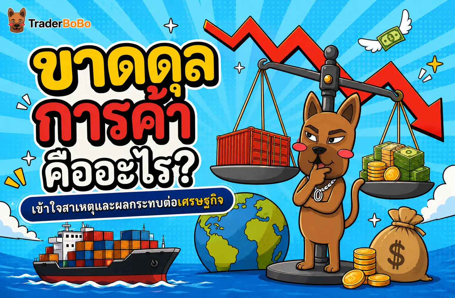 ขาดดุลการค้า คืออะไร? เข้าใจสาเหตุและผลกระทบต่อเศรษฐกิจ