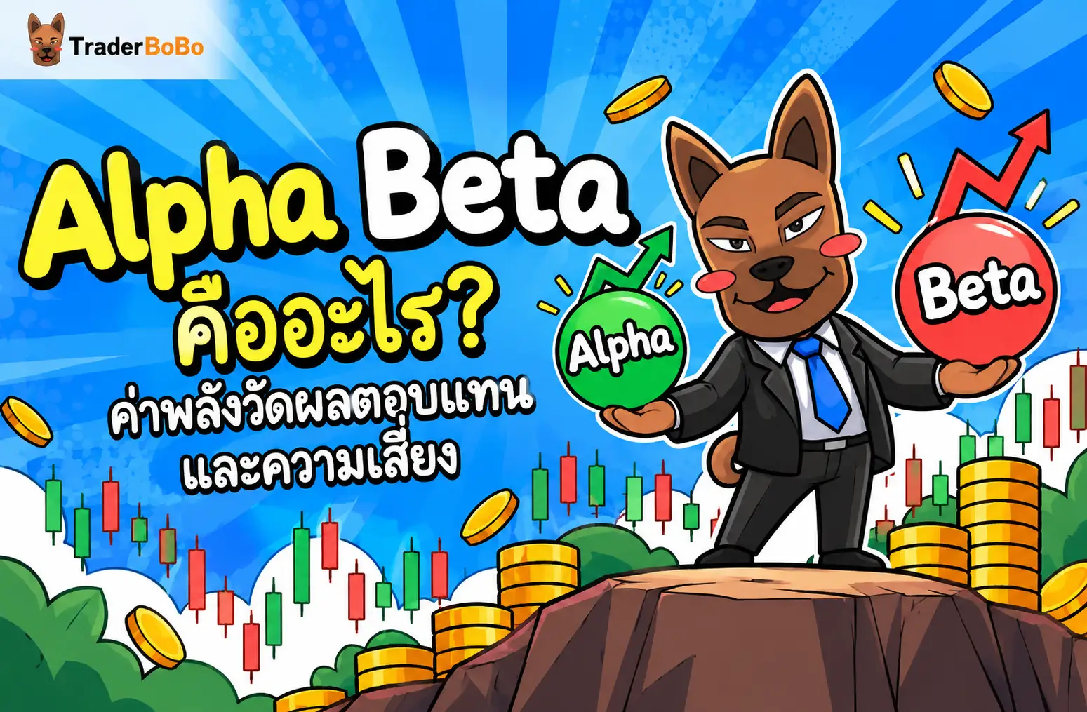 Alpha Beta คืออะไร? ค่าพลังวัดผลตอบแทนและความเสี่ยง