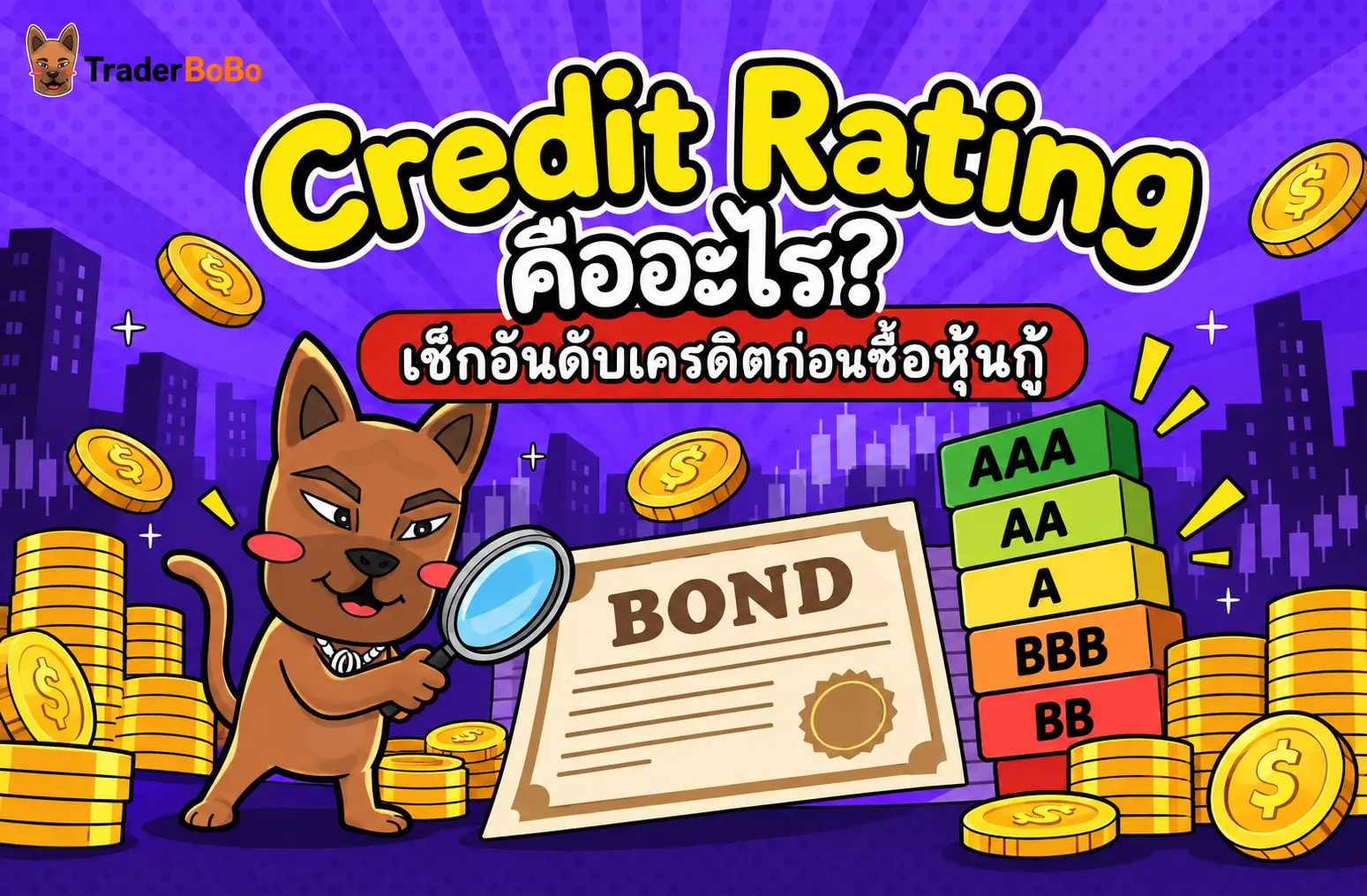 Credit Rating คืออะไร? เช็กอันดับเครดิตก่อนซื้อหุ้นกู้