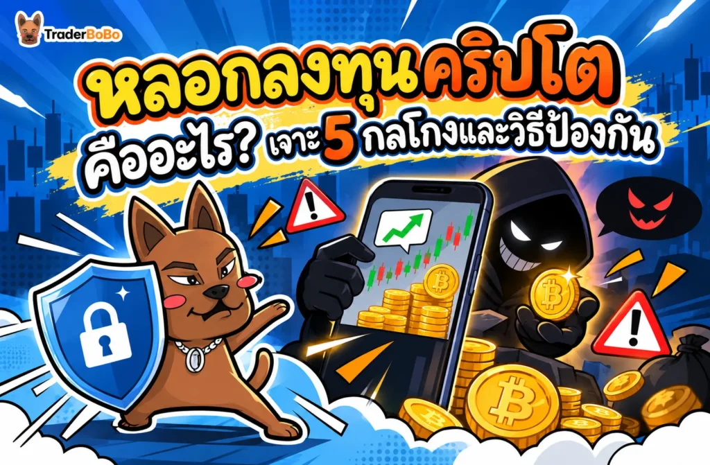 หลอกลงทุนคริปโต คืออะไร? เจาะ 5 กลโกงและวิธีป้องกัน