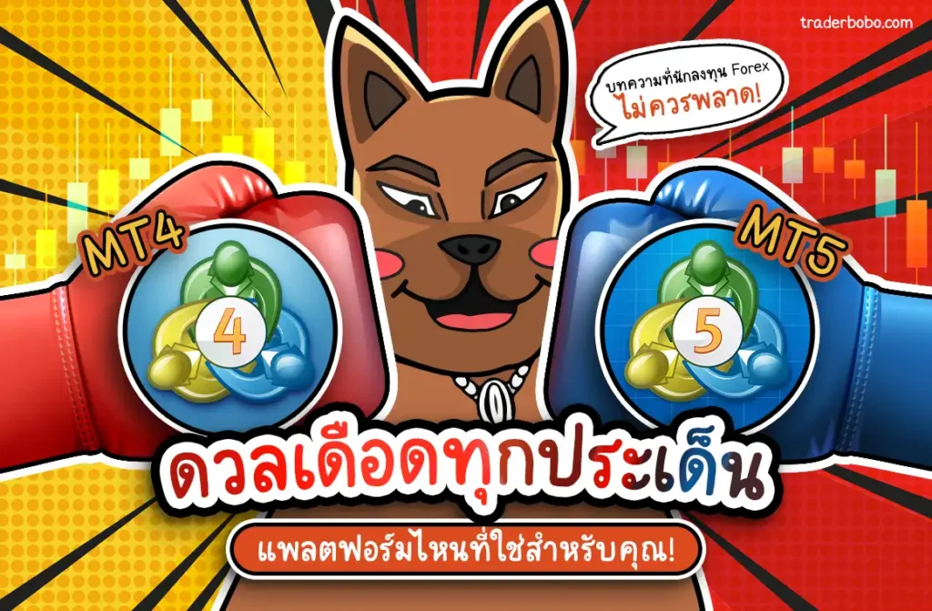 แพลตฟอร์มการเทรด MT4 Vs MT5 คืออะไร