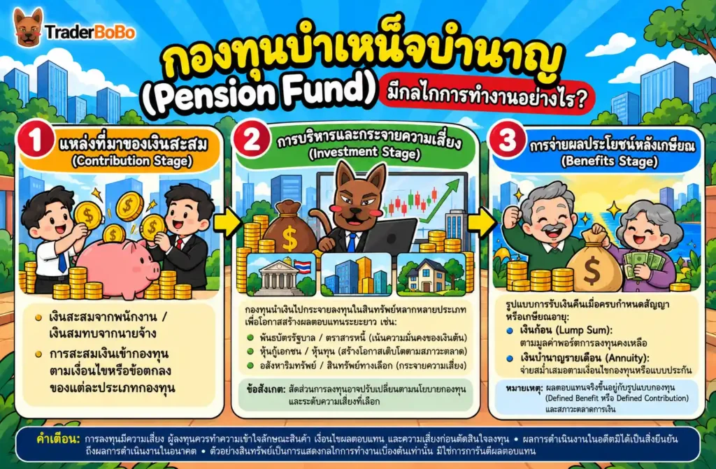 โครงสร้างการทำงานของ Pension Fund ในระบบการเงินระยะยาว