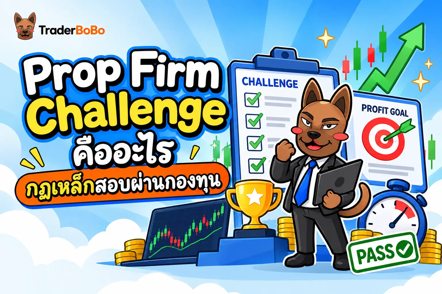 Prop Firm Challenge คืออะไร กฎเหล็กสอบผ่านกองทุน