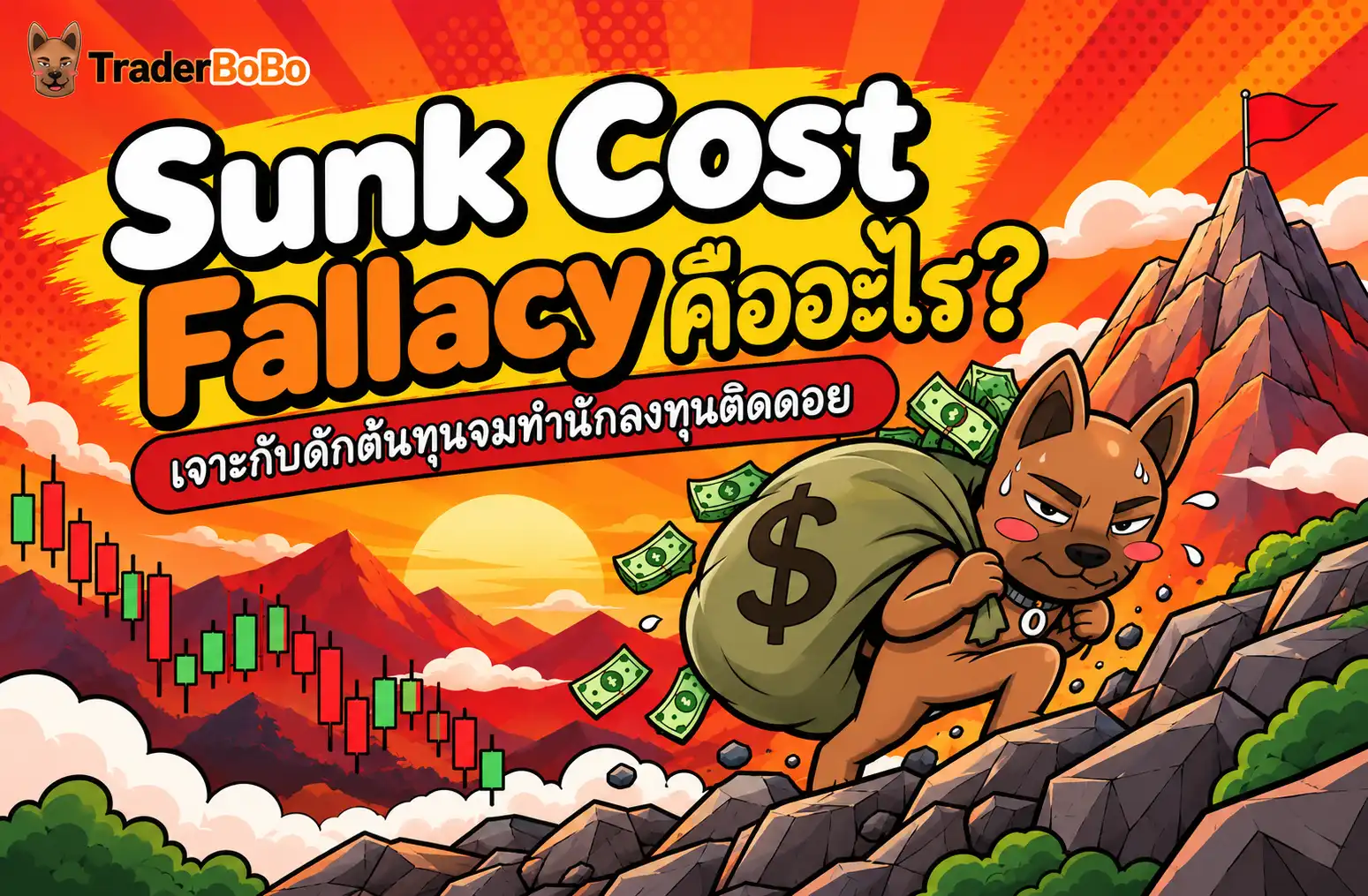 Sunk Cost Fallacy คืออะไร แผนภาพแสดงกับดักต้นทุนจมในการลงทุน