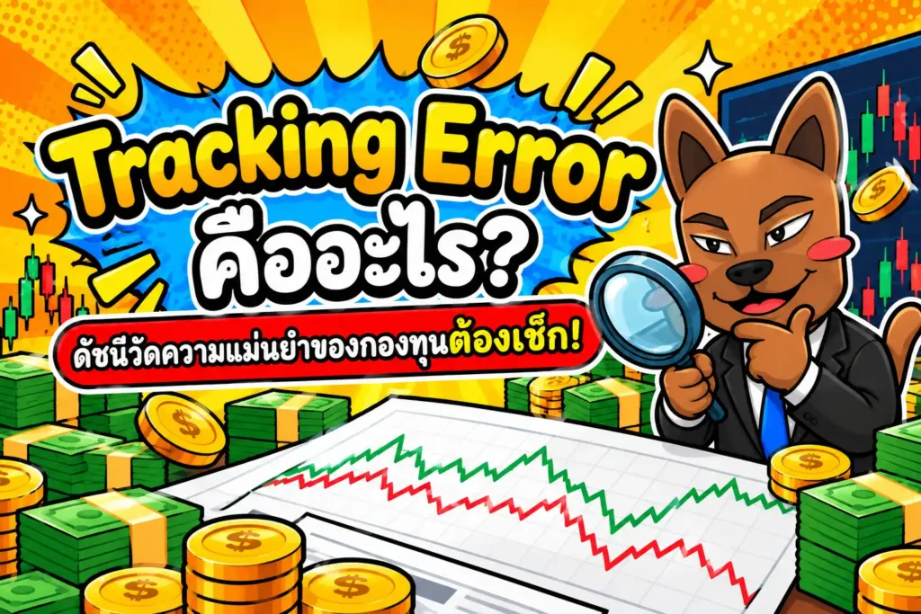 Tracking Error คืออะไร? ดัชนีวัดความแม่นยำของกองทุนต้องเช็ก Tracking Error คืออะไร? ดัชนีวัดความแม่นยำของกองทุนต้องเช็ก