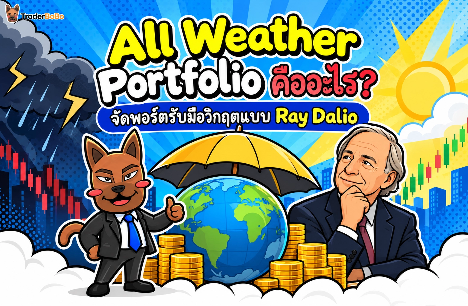 All Weather Portfolio คืออะไร? จัดพอร์ตรับมือวิกฤตแบบ Ray Dalio 
