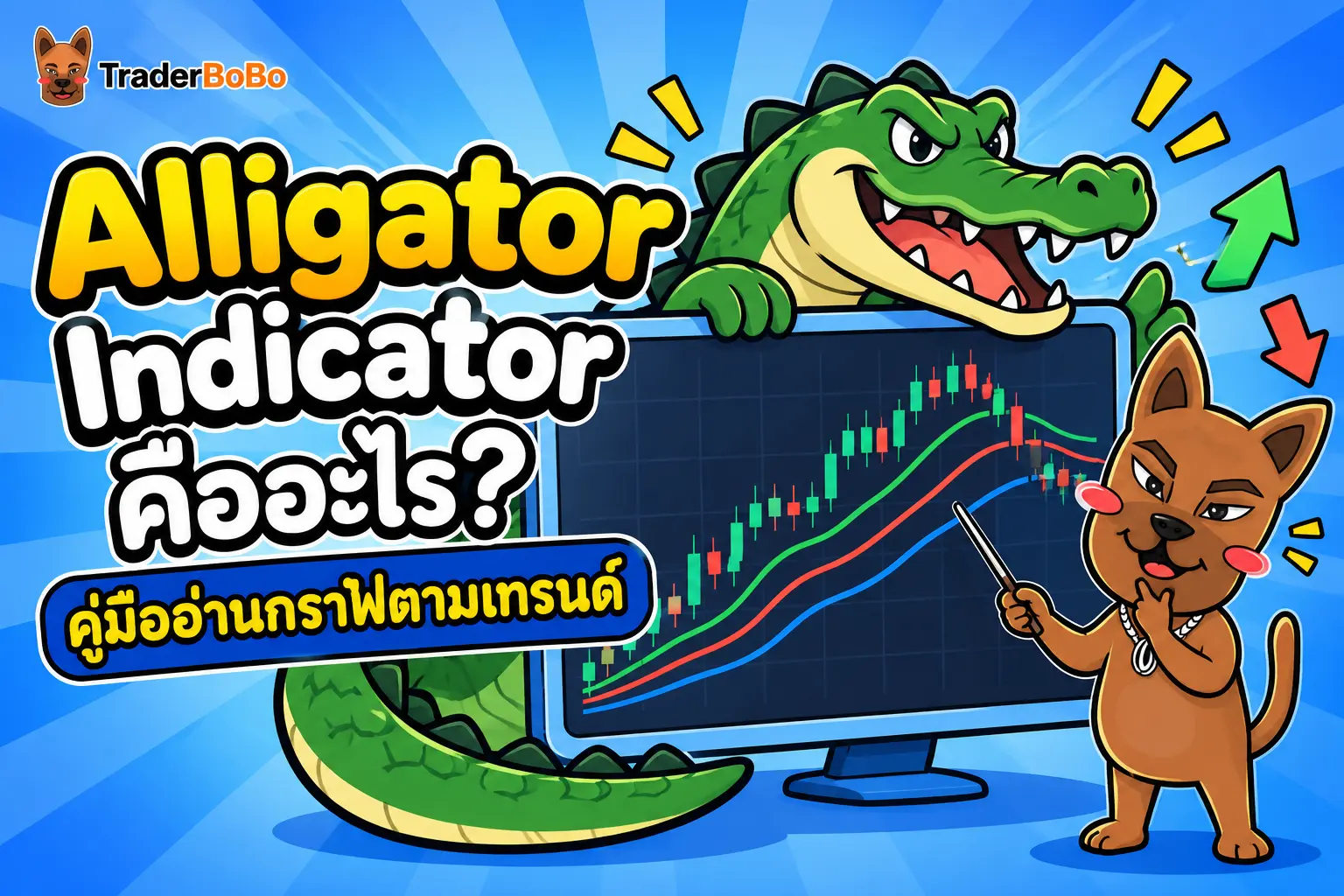 Alligator Indicator คืออะไร? คู่มืออ่านกราฟตามเทรนด์