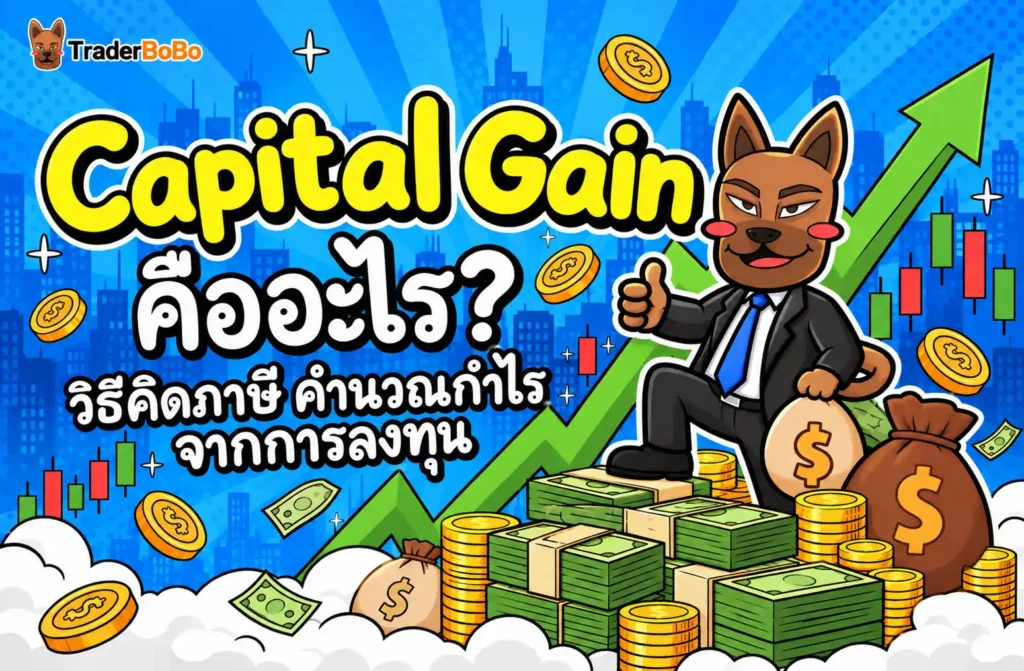 Capital Gain คืออะไร พร้อมสูตรคำนวณส่วนต่างราคาจากการลงทุน
