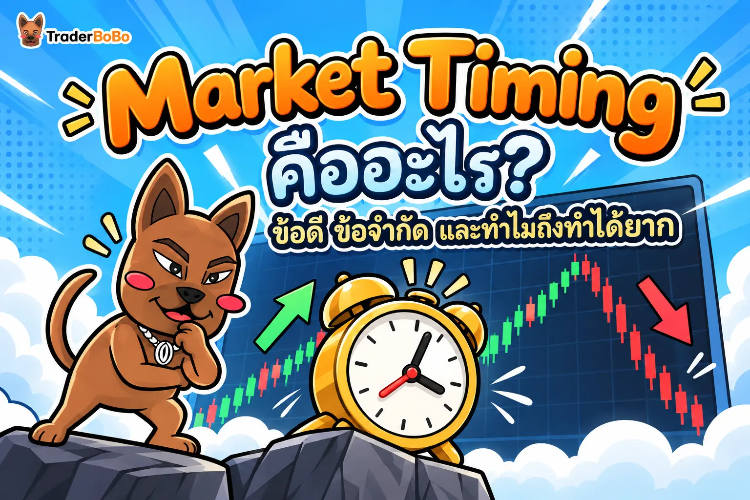 Market Timing คืออะไร? ข้อดีข้อจำกัด และทำไมถึงทำได้ยาก