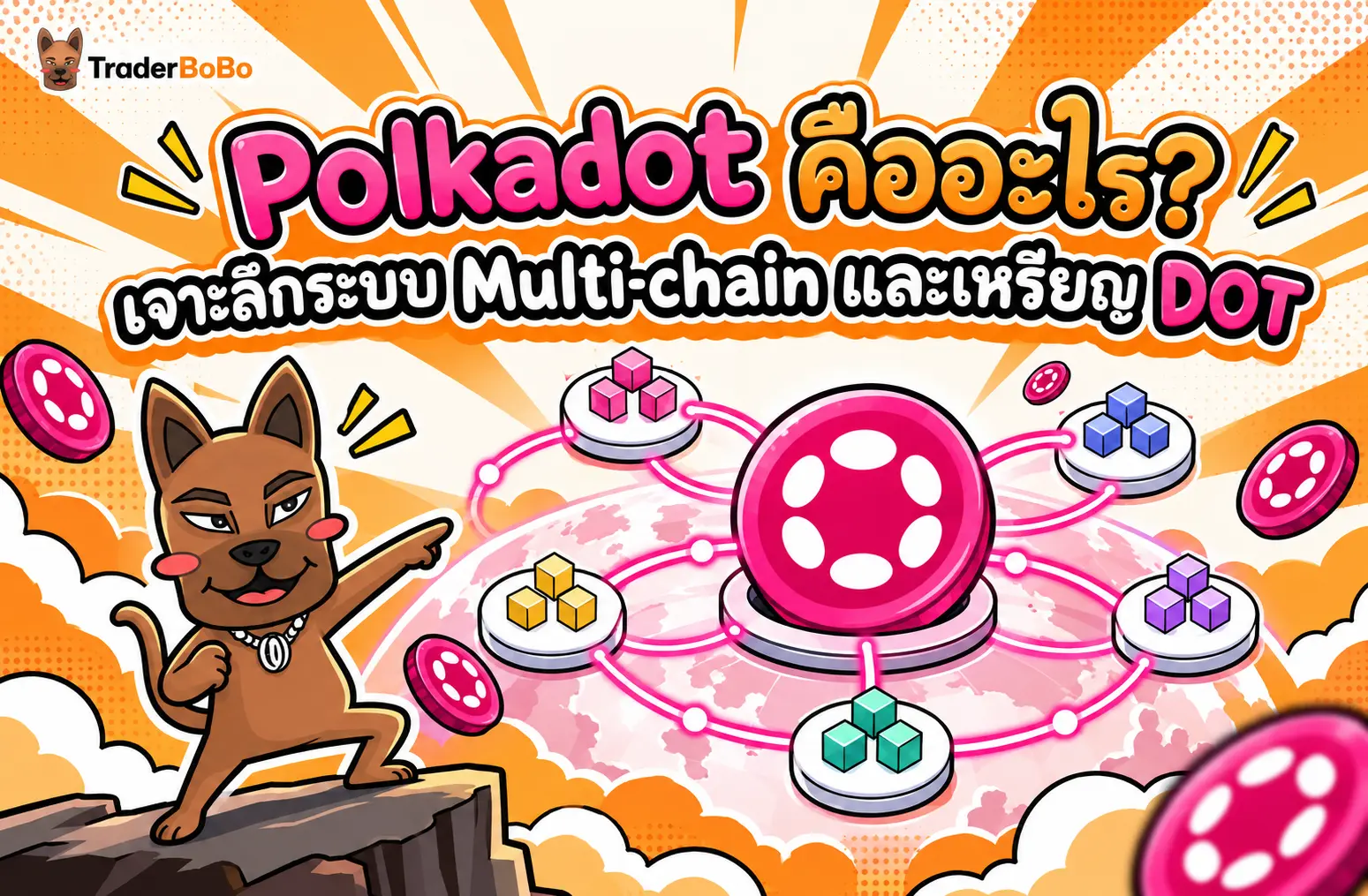 Polkadot คืออะไร? เจาะลึกระบบ Multi-chain และเหรียญ DOT