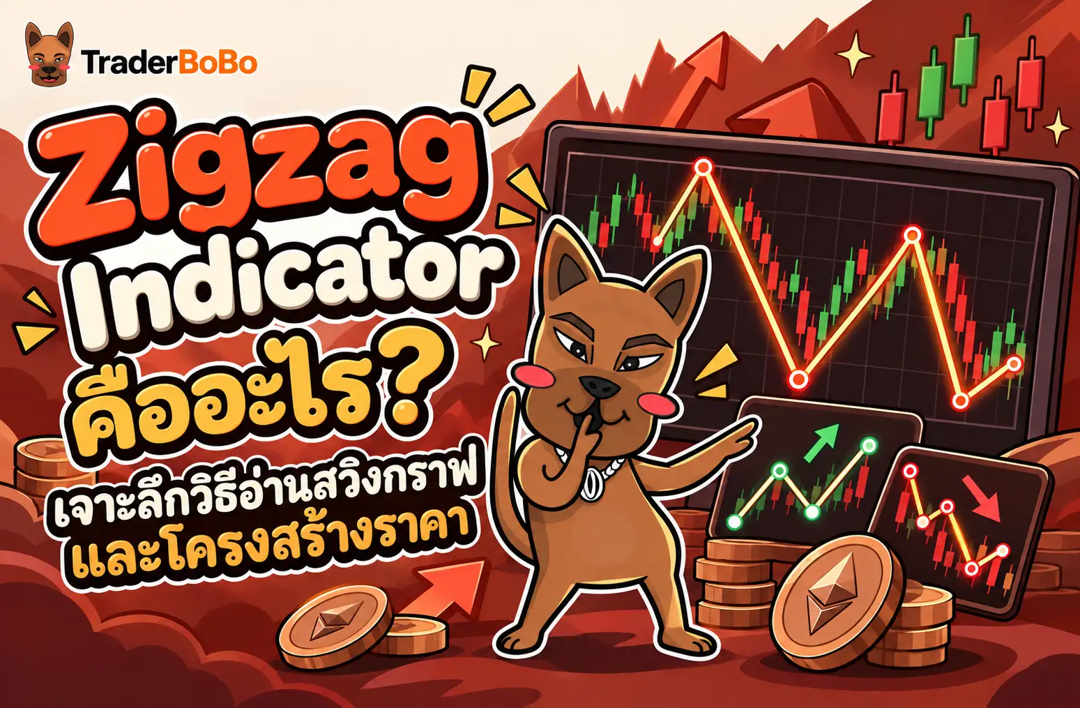 Zigzag Indicator คืออะไร? วิธีอ่านสวิงกราฟและโครงสร้างราคา